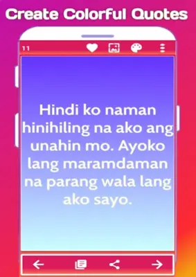 Tagalog Love android App screenshot 0