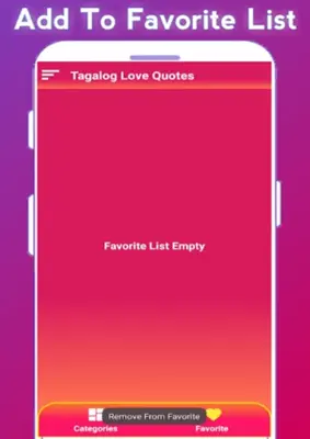 Tagalog Love android App screenshot 1